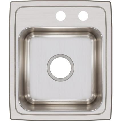 SS 15x17.5x7.6 Single Drop-in Sink