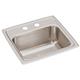 SS 17x16x7.6 Single Bowl Drop-in Sink