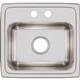SS 17x16x7.6 Single Bowl Drop-in Sink