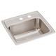 SS 17x16x7.6 Single Bowl Drop-in Sink