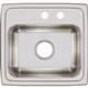 SS 17x16x7.6 Single Bowl Drop-in Sink