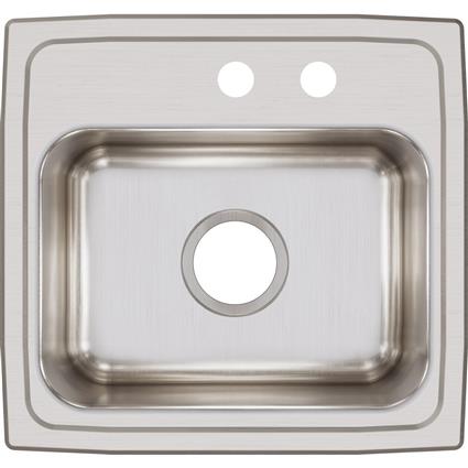 SS 17x16x7.6 Single Bowl Drop-in Sink