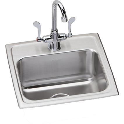 SS 17x16x7.6 Single Drop-in Sink Kit