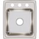 SS 17x20x7.6 Single Bowl Drop-in Sink