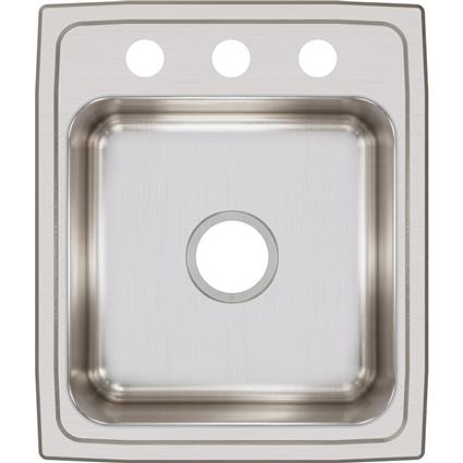 SS 17x20x7.6 Single Bowl Drop-in Sink