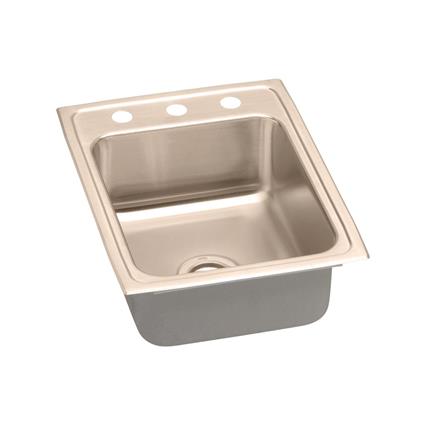 Copper 17x22x7.6 Single Drop-in Sink