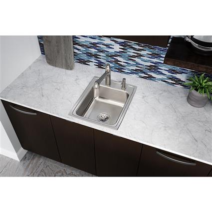 SS 17x22x7.6 Single Bowl Drop-in Sink