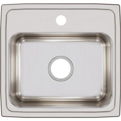 SS 19x18x7.6 Single Bowl Drop-in Sink