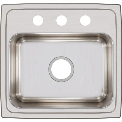 SS 19x18x7.6 Single Bowl Drop-in Sink