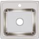 SS 19.5x19x7.5 Single Drop-in Sink