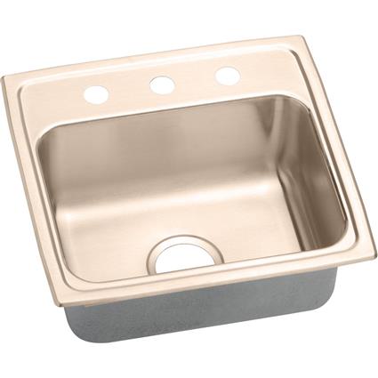 Copper 19.5x19x7.5 Drop-in Sink