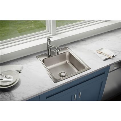 SS 19.5x22x7.6 Single Drop-in Sink