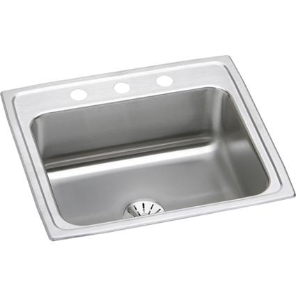 SS 22x19.5x7.6 Single Drop-in Sink+PD