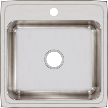 SS 22x22x7.6 Single Bowl Drop-in Sink