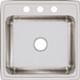 SS 22x22x7.6 Single Bowl Drop-in Sink