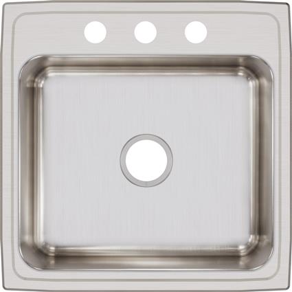 SS 22x22x7.6 Single Bowl Drop-in Sink