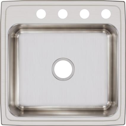 SS 22x22x7.6 Single Bowl Drop-in Sink