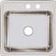 SS 22x22x7.6 Single Bowl Drop-in Sink
