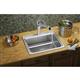SS 25x22x8.1 Single Bowl Drop-in Sink