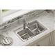 SS 29x18x7.6 Double Bowl Drop-in Sink