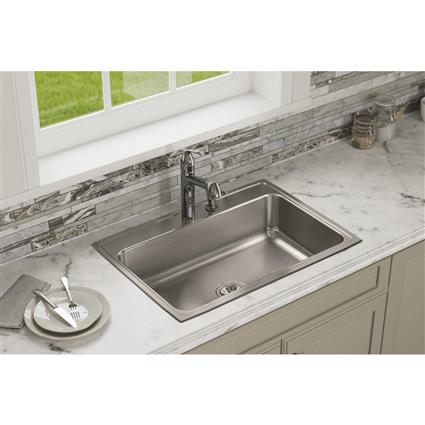 SS 31x22x7.6 Single Bowl Drop-in Sink