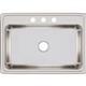 SS 31x22x7.6 Single Bowl Drop-in Sink