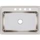 SS 31x22x7.6 Single Bowl Drop-in Sink