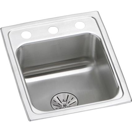 SS 13x16x6.5 Single Drop-in Sink+PD