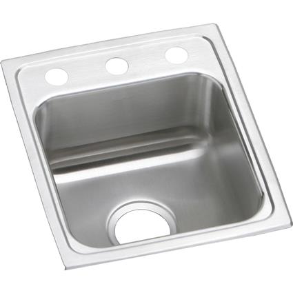 SS 15x17.5x5 Single Drop-in ADA Sink