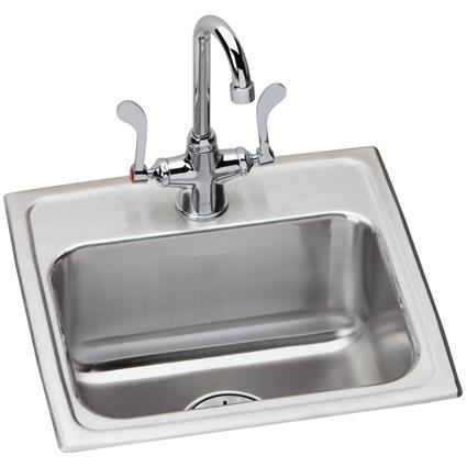 SS 17x16x6 Single Drop-in ADA Sink