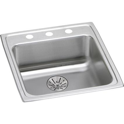 SS 19.5x22x6.5 Single Drop-in Sink+PD