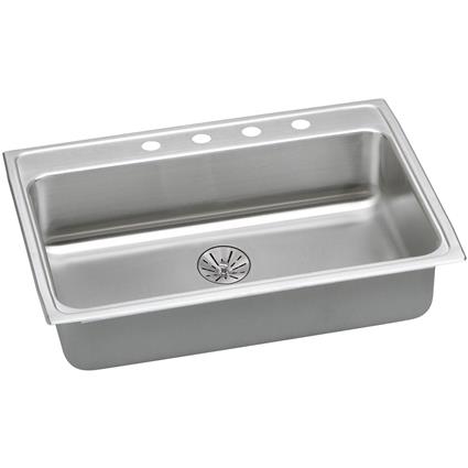 SS 31x22x6.5 Single Drop-in Sink+PD