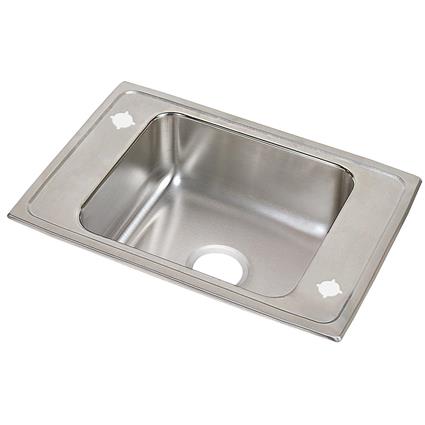 SS 25x17x5.5 Single Drop-in ADA Sink