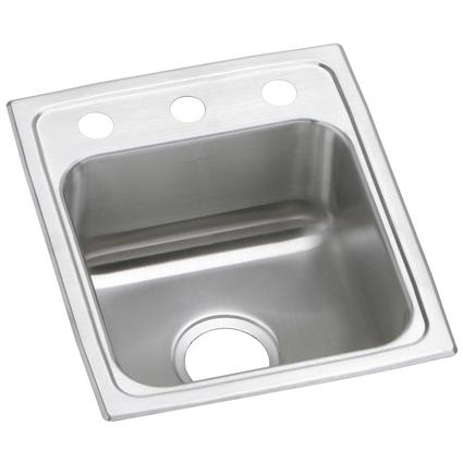 SS 15x17.5x7.1 Single Drop-in Sink