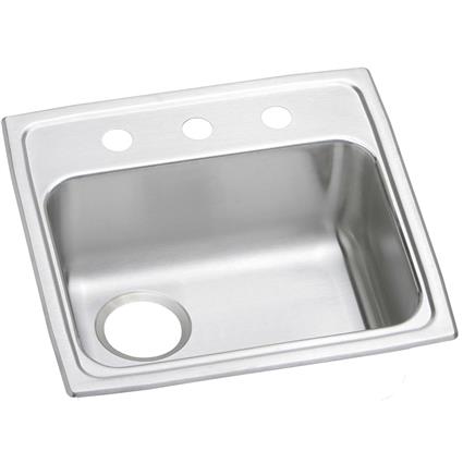 SS 19.5x19x5.5 Single Drop-in Sink