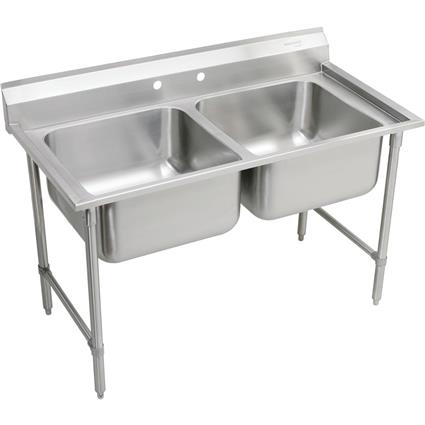 SS 59.25"x29.75"x12.75" Floor Sink
