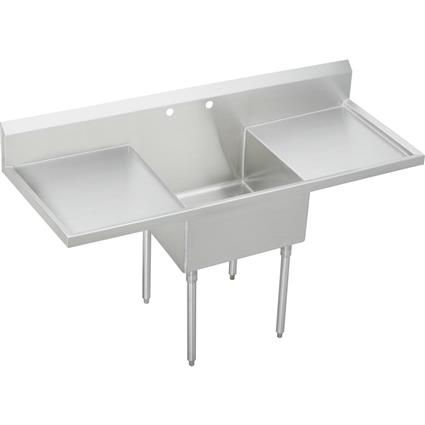 SS 72"x27-1/2"x14" Floor Sink
