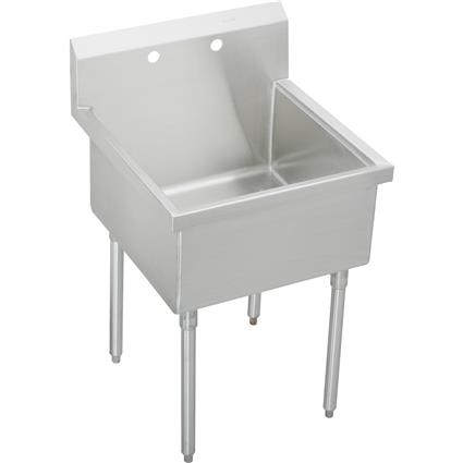 SS 33"x27-1/2"x14" Floor Scullery Sink