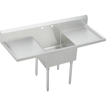 SS 78"x27-1/2"x14" Floor Sink