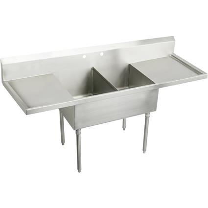 SS 84"x27-1/2"x14" Floor Sink