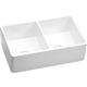 FClay 33x19.9x10.1 Dbl Apron Sink White