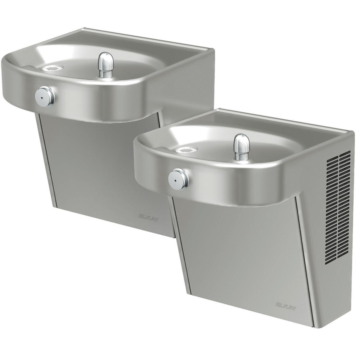 Elkay Cooler Wall Mount BiLevel ADA NonFiltered NonRefrigerated