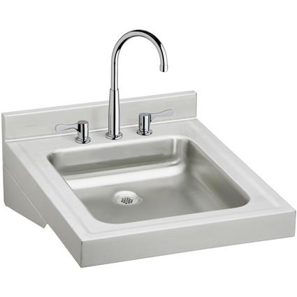 SS 19"x23"x4"Wall Hung Bowl Lav Sink Kit