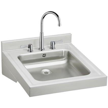 SS 19"x23"x4"Wall Hung Bowl Lav Sink Kit