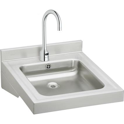 SS 19"x23"x4"Wall Hung Bowl Lav Sink Kit
