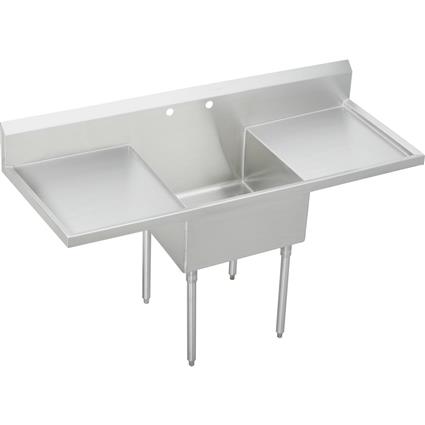 SS 72"x27-1/2"x14" Floor Sink