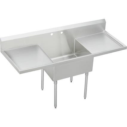 SS 84"x27-1/2"x14" Floor Sink