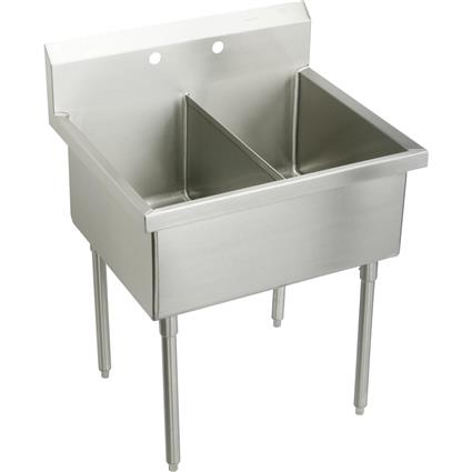 SS 39"x27-1/2"x14" Floor Sink