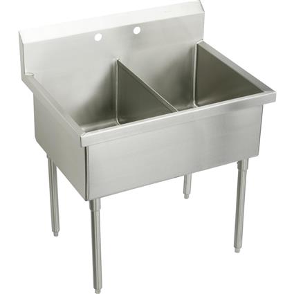 SS 51"x27-1/2"x14" Floor Sink