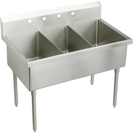 SS 75"x27-1/2"x14" Floor Sink